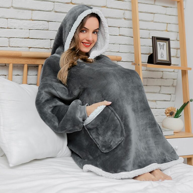 Sweat pyjama plaid à capuche femme - Je Dors Tranquille