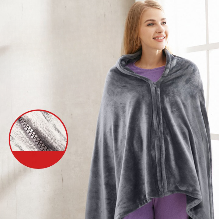 Slimdoo: Le poncho chauffant : un accessoire indispensable pour ne plus  avoir froid.