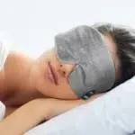 Masque de sommeil avec écouteurs Bluetooth, masque pour les yeux en coton de voyage pour femmes et hommes, écouteurs de sommeil, masque pour les yeux rafraîchissant sans fil 8