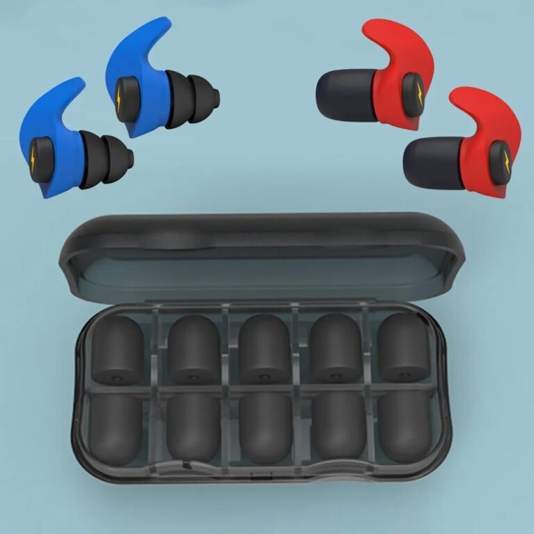 Acheter Bouchons d'oreille en Silicone souple, 1 paire, bouchon de  Protection d'oreille isolant, Anti-bruit, ronflement, pour dormir,  réduction du bruit en voyage