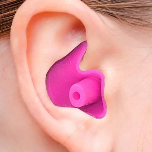 Bouchons d'Oreilles Durables en Silicone Souple et Étanche, Accessoires de Natation, 1 Paire 1