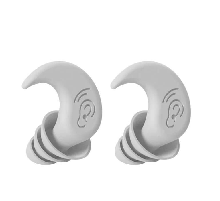 Bouchons d'oreille en Silicone, 1 paire, Anti-bruit, ronflement