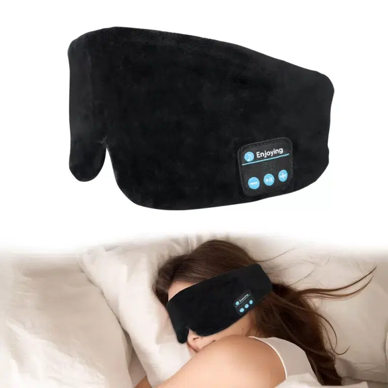 Bandeau De Sommeil Bluetooth Sans Fil, Dormir Doux Anti Bruit-Gris