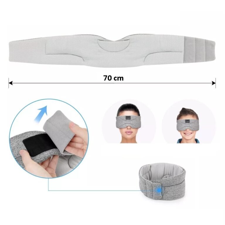 Essentials® Bandeau Bluetooth - Masque de sommeil Bluetooth