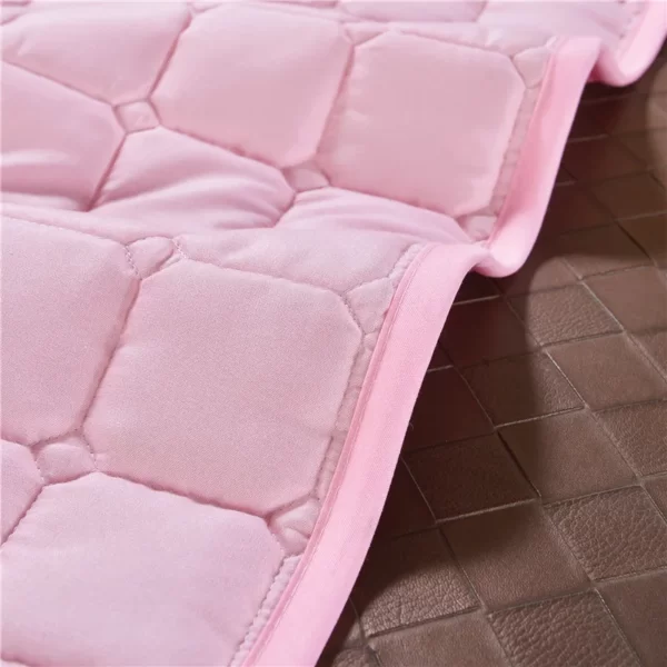 Couverture de lit de traitement de spa de massage doux pour la peau avec trou, document solide, drap de table de salon, matelas multi-couleurs 17