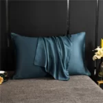 Juste de taie d'oreiller enveloppe de mûrier naturel, couverture de document solide, literie de haute qualité, housse de couchage, inj 3