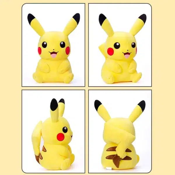 Jouets en peluche Pokemon Pikachu, Kawaii, poupées de dessin animé et mignonnes, oreiller à jeter, cadeau d'anniversaire pour enfants, décoration de maison pour garçons 4
