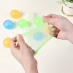 Shoous IkHigh Bounce Balle Soulignée Scintillante, Mur Collant, Décoration de ixà la Maison, Cadeau pour Enfants, Jouet Anti-Anlande, Brille dans le Noir 4