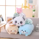 Coussin Bio en peluche doux de 90cm, Animal de dessin animé, coin, chien, chat, dinosaure, cochon, licorne, jouet en peluche, joli cadeau d'anniversaire pour enfant 3