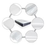 Sac d'emballage de protection de matelas étanche à l'humidité, housse anti-poussière, épaisseur 150mm, PE, transparent, déménagement, rangement domestique, 200 cm, 240 cm x 0.08 cm x 35cm 6
