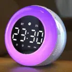 Reveil enceinte bluetooth lampe de chevet