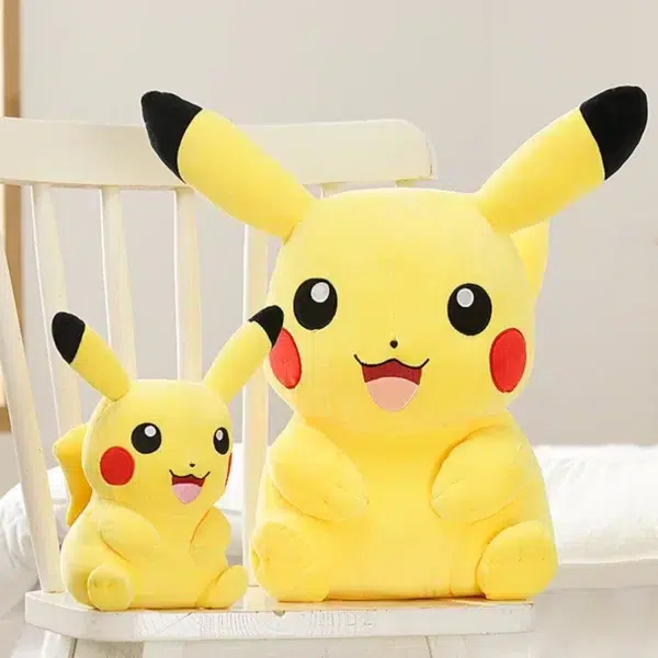 Jouets en peluche Pokemon Pikachu, Kawaii, poupées de dessin animé et mignonnes, oreiller à jeter, cadeau d'anniversaire pour enfants, décoration de maison pour garçons 12