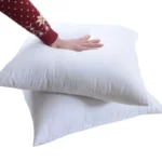 100% coton, oreiller blanc standard à rebondissement, coussin de canapé, siège de voiture, oreillers de décoration intérieure, 30x30/40x40/45x45/50x50cm. 5
