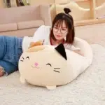 Coussin Bio en peluche doux de 90cm, Animal de dessin animé, coin, chien, chat, dinosaure, cochon, licorne, jouet en peluche, joli cadeau d'anniversaire pour enfant 1