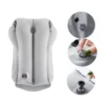 Oreiller de voyage gonflable en PVC, appui-tête Portable, coussin de soutien du menton pour avion, voiture, bureau, sieste 16