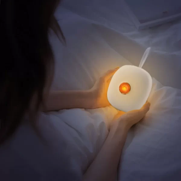Réveil Numérique Vibrant Silencieux pour Animaux de Compagnie, Horloge LED avec Lumière de Beurre, 12/24H, pour Touriste 24