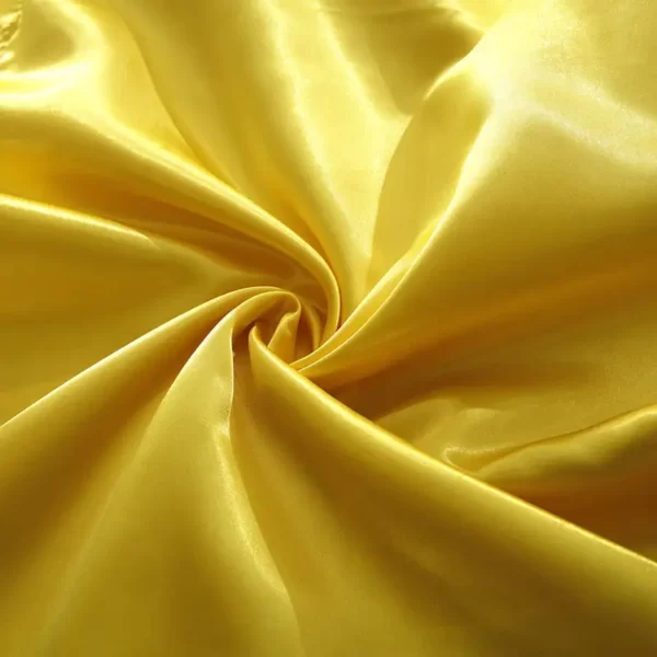 Bonenjoy – drap de lit en Satin de Polyester teint, drap plat de couleur jaune, Queen Size, sabanas, cama 90, 1 pièce 3