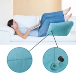Oreiller de genou portable pour femme enceinte, coussin de jambe gonflable, coussin de levage de pied, léger, PVC 16
