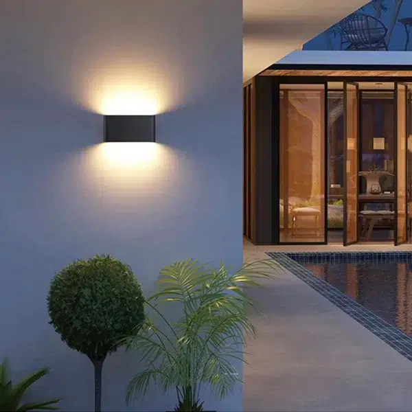 Applique murale LED imperméable conforme à la norme IP65, luminaire décoratif d'intérieur, idéal pour un jardin, une véranda, une chambre à coucher ou un salon 18