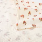 80X65cm Carrés De Mousseline Bébé Couverture de Bébé Nouveau-Né Couches Literie Coton Poussette Couvertures Bébés Accessoires Bébé Sieste Couverture 5