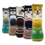 Chaussettes en coton de dessin animé mignon Kawaii pour femmes, mode colorée, 5 paires 14