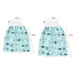 Couche imperméable pour bébé avec jupe anti-fuite, pantalon d'entraînement à l'urine, taille haute, couches grill, couche lavable pour enfants, FJJ 6