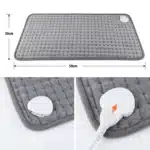 Hailicare-Coussin chauffant électrique multifonctionnel, couverture thermique d'hiver chaude pour lit, canapé, abdomen, tapis en polymères électriques, 59x30cm 6