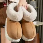Chausson moumoute femme