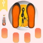 Semelles chauffantes rechargeables USB, taille 35-46, pour chaussures chauffantes électriques personnalisées, pour le ski en plein air, à faire soi-même, chauffe-pieds d'hiver 1