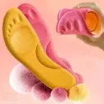Semelles thermiques auto-chauffantes pour hommes et femmes, coussin de chaussure, mousse à mémoire de forme, coussin de soutien de la voûte plantaire, coussin métropolitain, massage, thermostatique, hiver, 2 paires 4