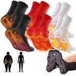 Tourmaline-Chaussettes de santé amincissantes, 6 paires, élastiques, thermiques, auto-chauffantes, soins de santé, courtes, thérapie magnétique 1