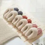 Pantoufles de Luxe en Faux Daim pour Femme, Chaussures Chaudes en Fourrure, en Peluche, en Coton, Nik, Chambre à Coucher, Talons Plats, Moelleux, Hiver 2023 3
