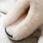 Pantoufles de Luxe en Faux Daim pour Femme, Chaussures Chaudes en Fourrure, en Peluche, en Coton, Nik, Chambre à Coucher, Talons Plats, Moelleux, Hiver 2023 5