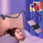 Support smartphone pour lit