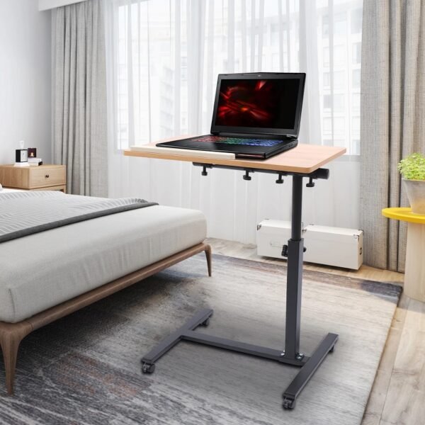Table de lit avec roulettes