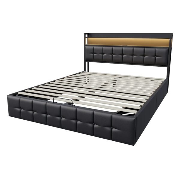 Lit coffre sommier tapissier