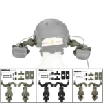 EARMOR M32 MOD4/SE casque antibruit tactique à réduction de bruit avec adaptateur de Rail ARC pour casque avec adaptateur Kenwood PTT nouveau 45